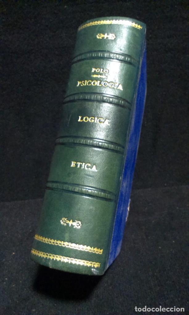 Libros antiguos: PSICOLOGIA ELEMENTAL - LOGICA - ETICA - MANUEL POLO Y PEYROLON - VALENCIA - 1907 - Foto 1 - 235317705