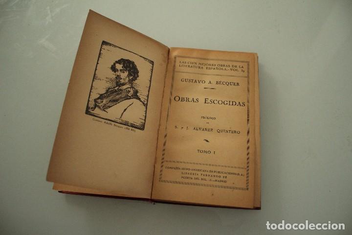 Libros antiguos: OBRAS ESCOGIDAS G. ADOLFO BECQUER TOMO I - Foto 1