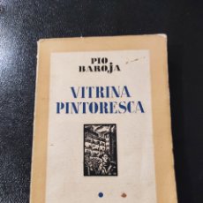 Libros antiguos: 1ª EDICIÓN .VITRINA PINTORESCA.PIO BAROJA.ESPASA-CALPE.S.A 1935. Lote 235546545