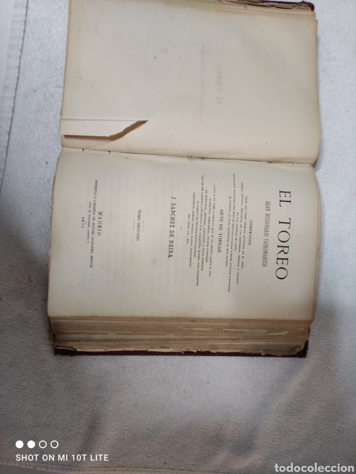 Libros antiguos: EL TOREO. J. SANCHEZ DE NEIRA 1870 - Foto 5