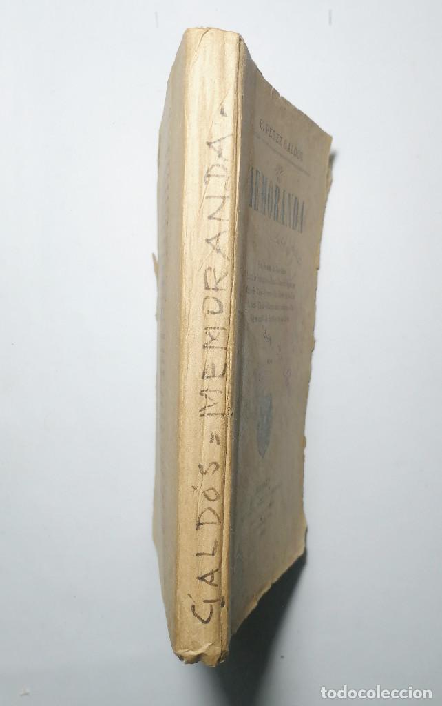 Libros antiguos: BENITO P&Eacute;REZ GALD&Oacute;S. MEMORANDA. 1906. - Foto 7