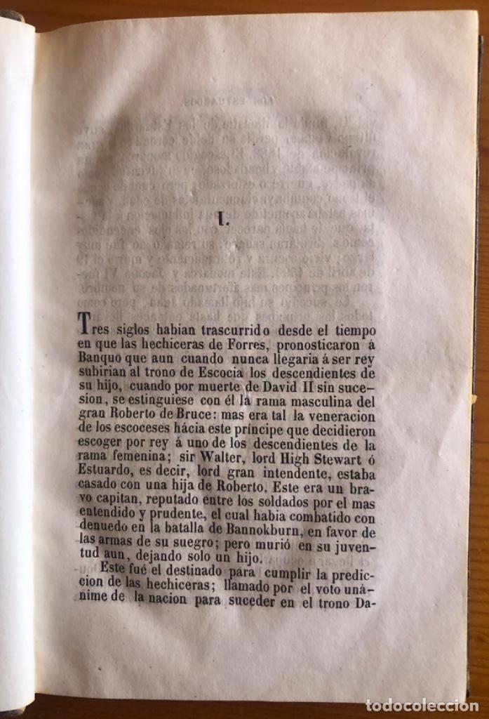 Libros antiguos: ALEJANDRO DUMAS- LOS ESTUARDOS- PIEL- 1845 - Foto 2