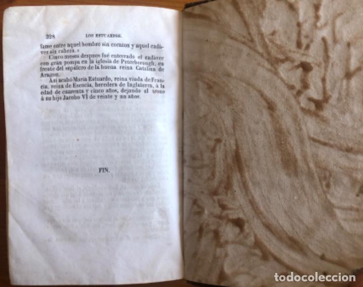 Libros antiguos: ALEJANDRO DUMAS- LOS ESTUARDOS- PIEL- 1845 - Foto 5