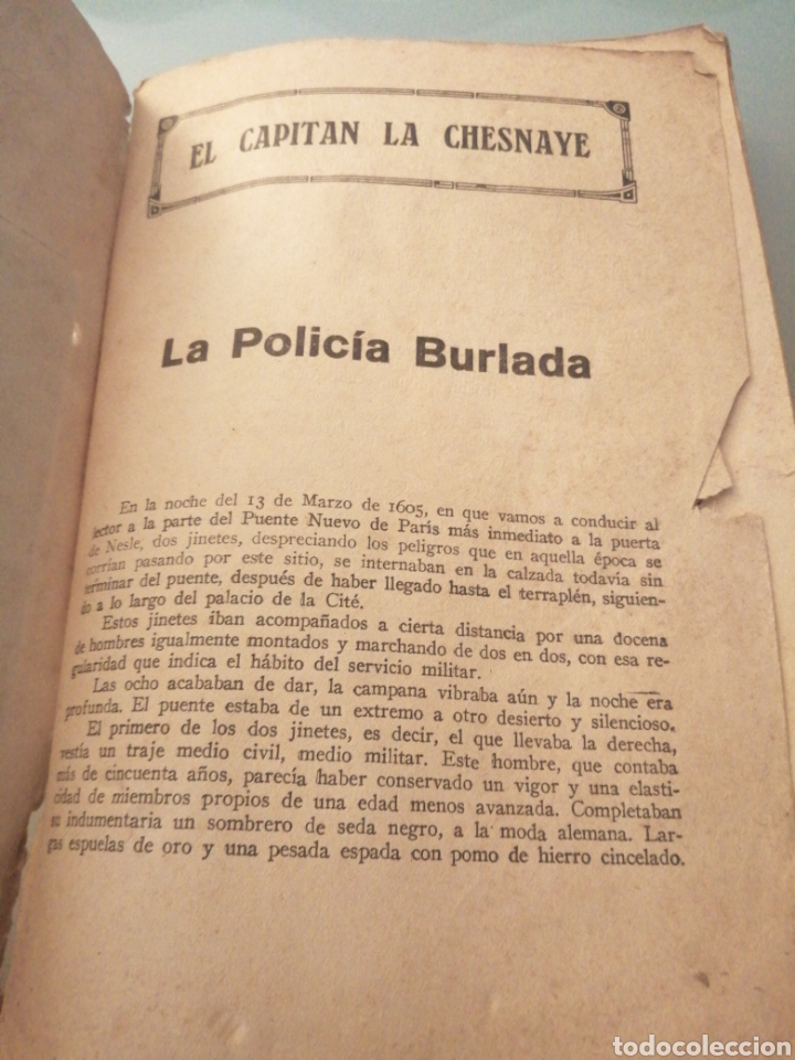 Libros antiguos: EL CAPITAN LA CHESNAYE EL ENIGMATICO - Foto 4