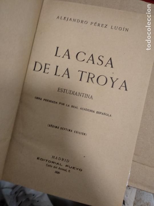 Libros antiguos: La casa de troya - Editorial PUeyo - Foto 2