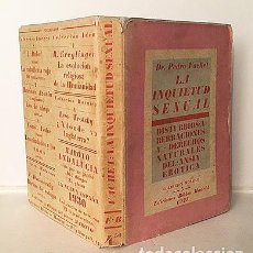 Libros antiguos: LA INQUIETUD SEXUAL. (ED BIBLOS, 1927. 1ª ED. P. VACHET. CONSERVA LA SOBRECUBIERTA.. Lote 236927530