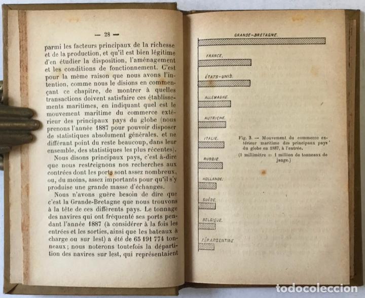 Libros antiguos: LES GRANDS PORTS MARITIMES DE COMMERCE. - BELLET, Daniel. - Foto 4
