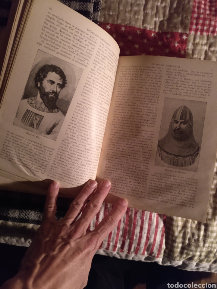 Libros antiguos: Episodios hist&oacute;ricos - Foto 4