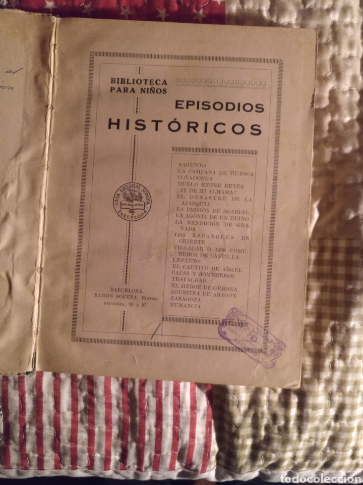 Libros antiguos: Episodios hist&oacute;ricos - Foto 5