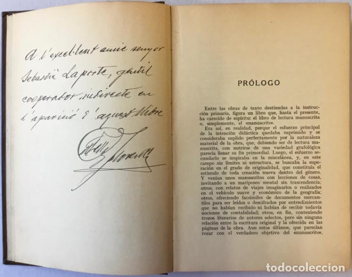 Libros antiguos: NUESTRA RAZA. LIBRO MANUSCRITO. DEDICADO. - Foto 3