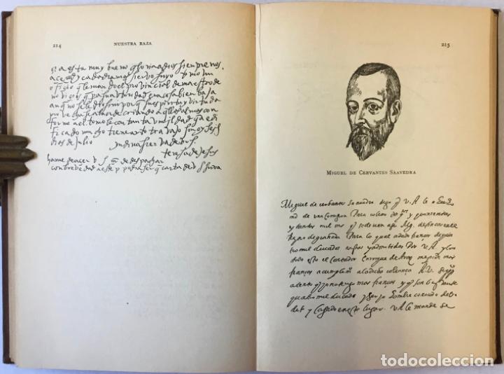 Libros antiguos: NUESTRA RAZA. LIBRO MANUSCRITO. DEDICADO. - Foto 7