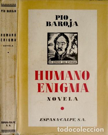 Libros antiguos: BAROJA, P&iacute;o. Humano enigma. Novela. 1935. - Foto 1