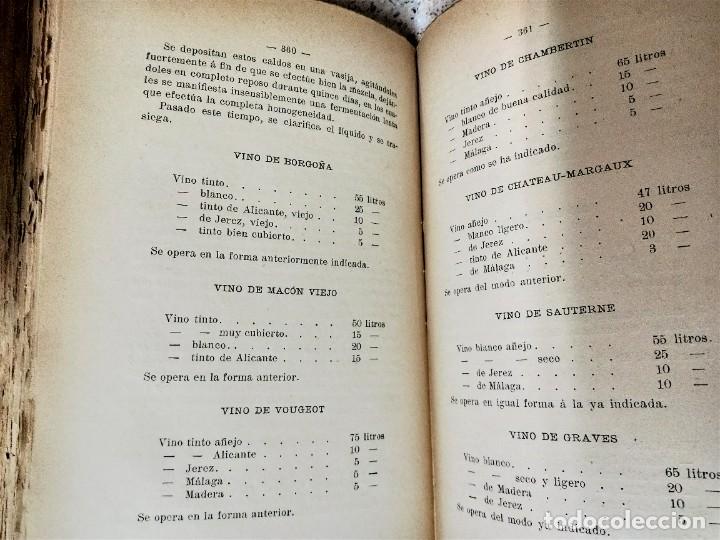 Libri antichi: Vinos - 1905 - ENOLOGIA - ELABORACI&Oacute;N DE VINOS NATURALES Y ARTIFICIALES SIN EL EMPLEO DE - so5a
