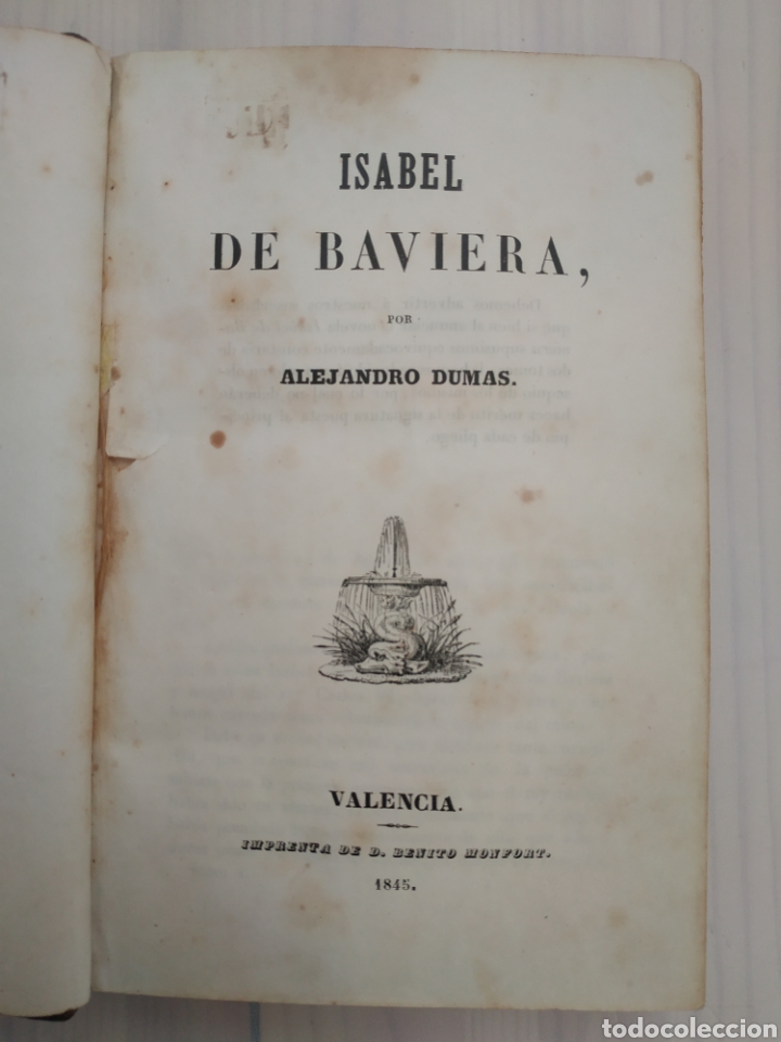 Libros antiguos: Isabel de Baviera. Alejandro Dumas. - Foto 5