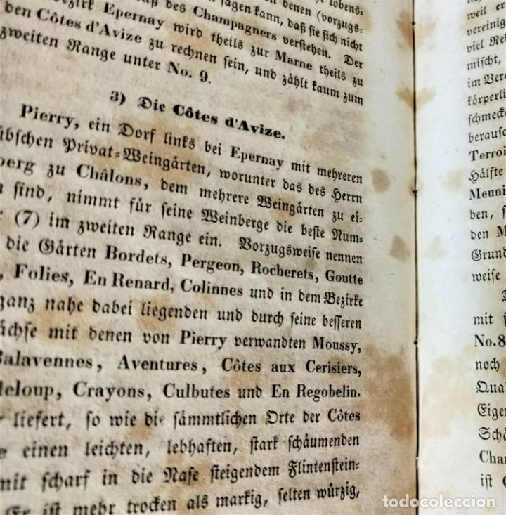 Libros antiguos: Champany - 1840 - Der Champagner, ein Reise-Bericht - so5a - Foto 2