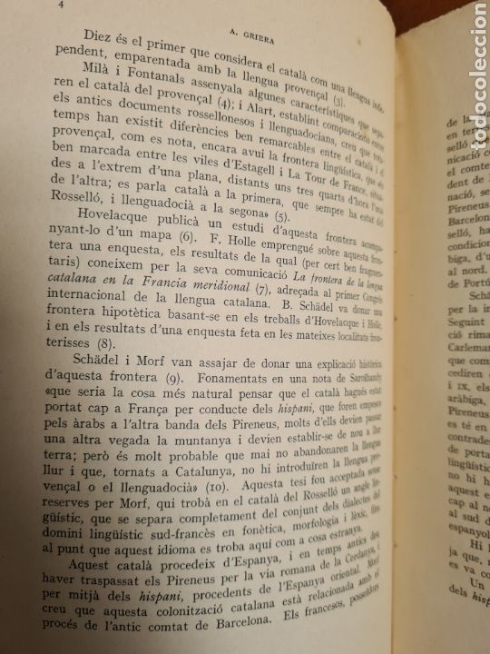 Libros antiguos: Gram&agrave;tica Hist&ograve;rica del Catal&agrave; Antic - A. Griera - Any 1931 - Foto 16