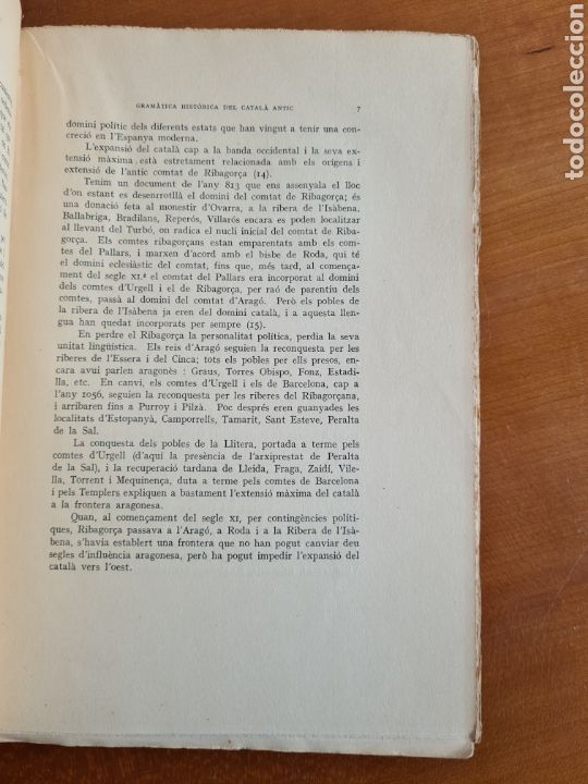Libros antiguos: Gram&agrave;tica Hist&ograve;rica del Catal&agrave; Antic - A. Griera - Any 1931 - Foto 19