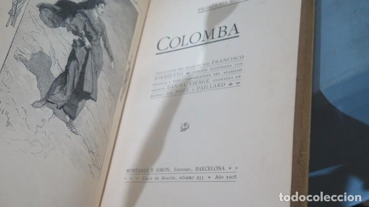 Libros antiguos: 1908.- COLOMBA. MERIMEE - Foto 2