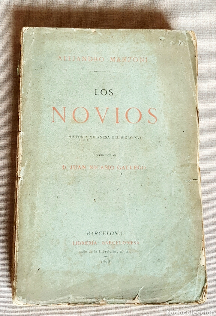Libros antiguos: Los novios. Alejandro Manzoni - Foto 1