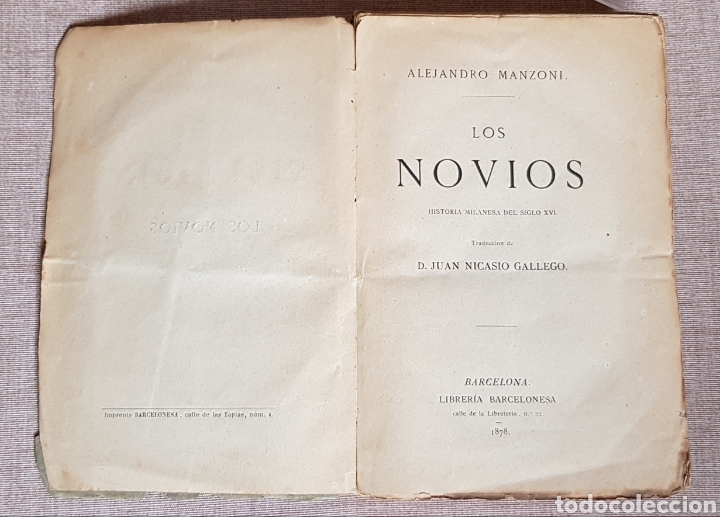 Libros antiguos: Los novios. Alejandro Manzoni - Foto 8