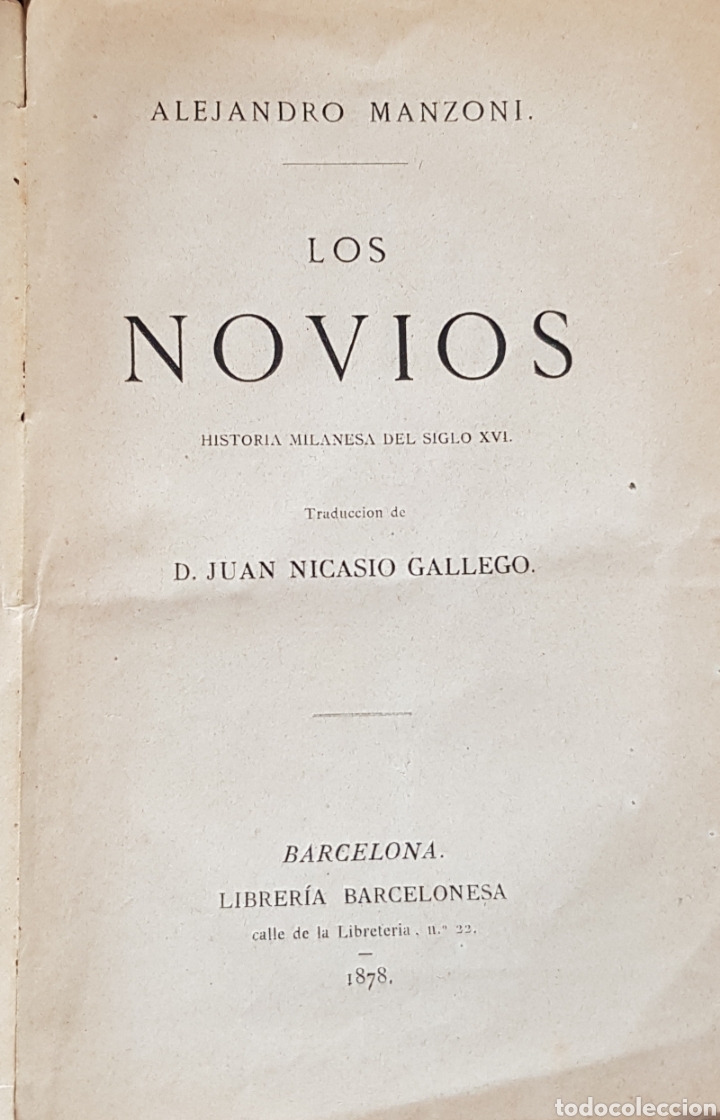 Libros antiguos: Los novios. Alejandro Manzoni - Foto 9