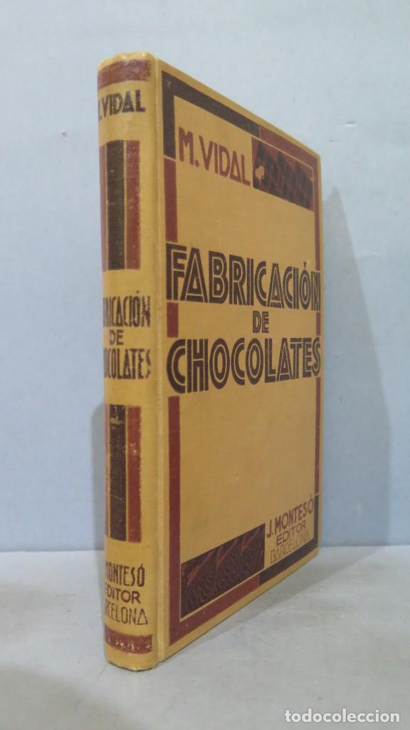 Libros antiguos: 1935.- FABRICACION DE CHOCOLATES. M. VIDAL - Foto 2