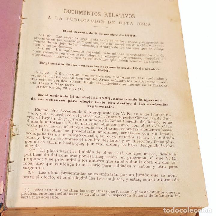 Libros antiguos: Manual para las clases de tropas. Libro 1. Circa 1940. - Foto 2