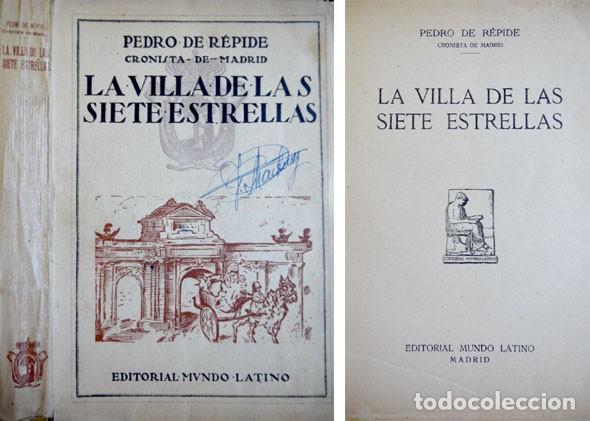 Libros antiguos: REPIDE, Pedro de. La Villa de las Siete Estrellas. 1923. - Foto 1
