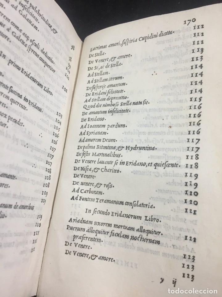Libros antiguos: 1518 Ioannis Ioviani Pontani. Amorum libri De amore coniugali, Tumulorum, edición original Latín - Foto 15 - 239399620