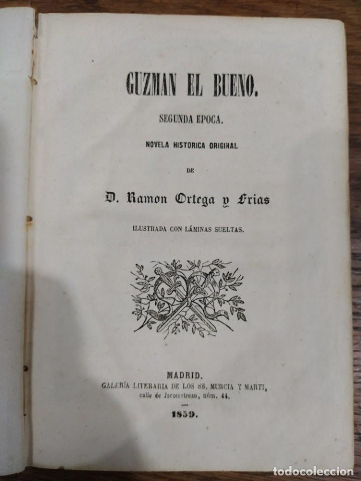 Libros antiguos: Guzman el Bueno. Segunda parte - Foto 3