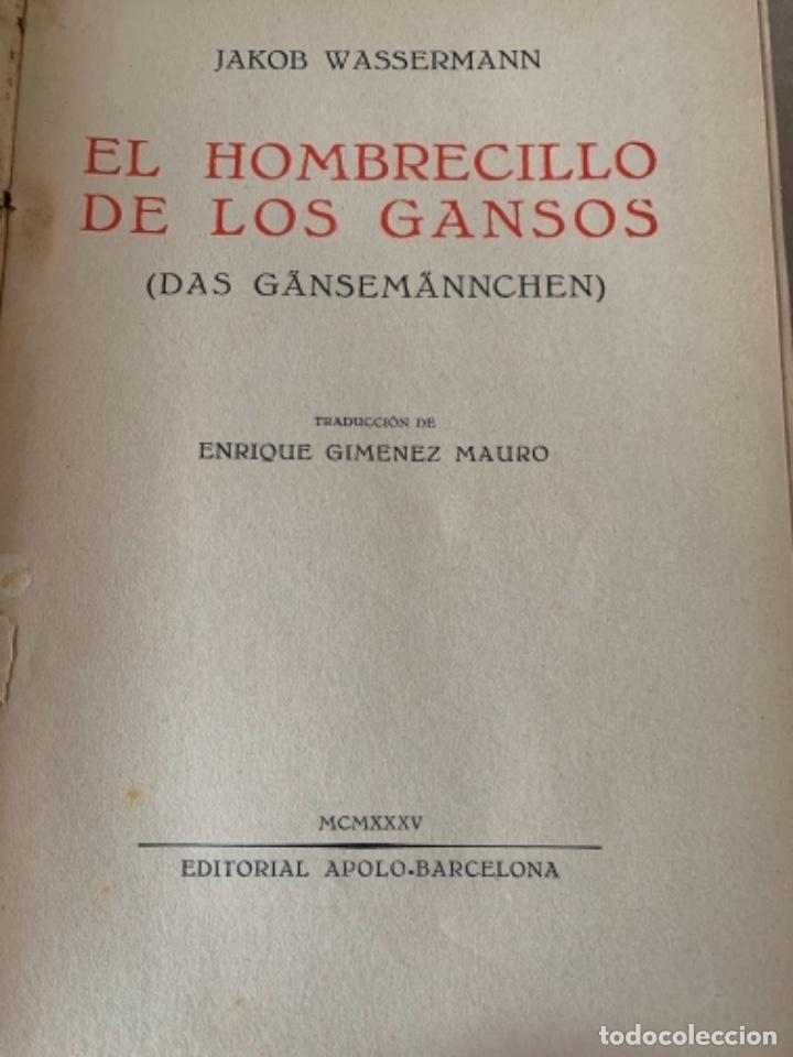 Libros antiguos: El hombrecillo de los gansos (Bol 1) - Foto 2