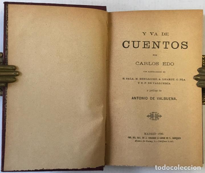 Libros antiguos: Y VA DE CUENTOS. - EDO, Carlos. - Foto 2