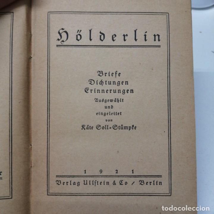 Libros antiguos: Libro a&ntilde;o 1921 HOLDERLIN DIE FUNFZIG BUCHER - Foto 2