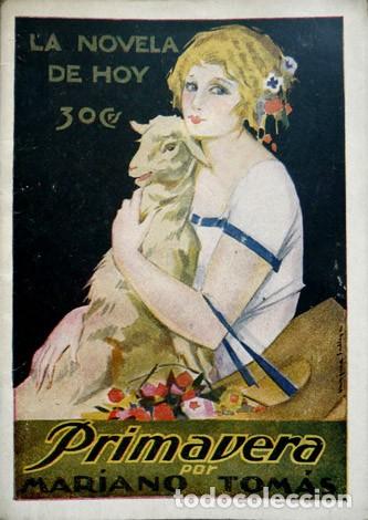 Libros antiguos: TOM&Aacute;S, Mariano. Primavera. Novela. 1926. - Foto 1