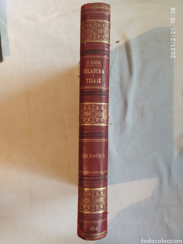 Libros antiguos: HILADURA Y TISAJE - Foto 2