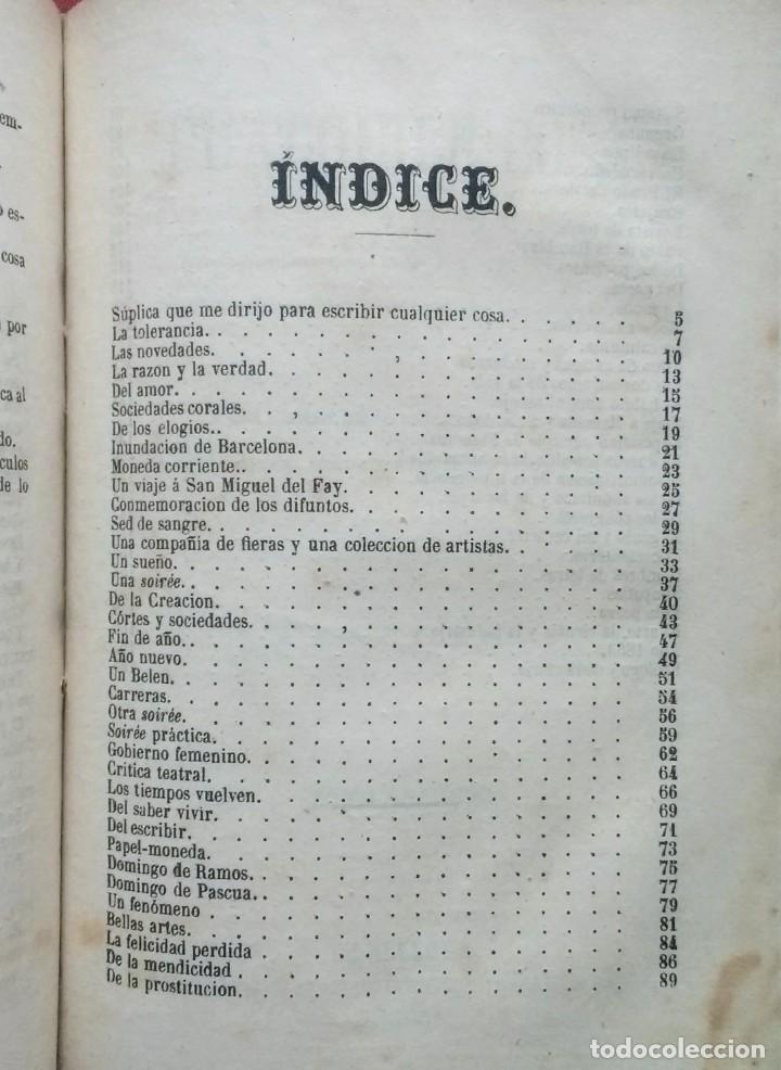 Libros antiguos: CUALQUIER COSA - I Y II - TINILLO - 1865. - Foto 4