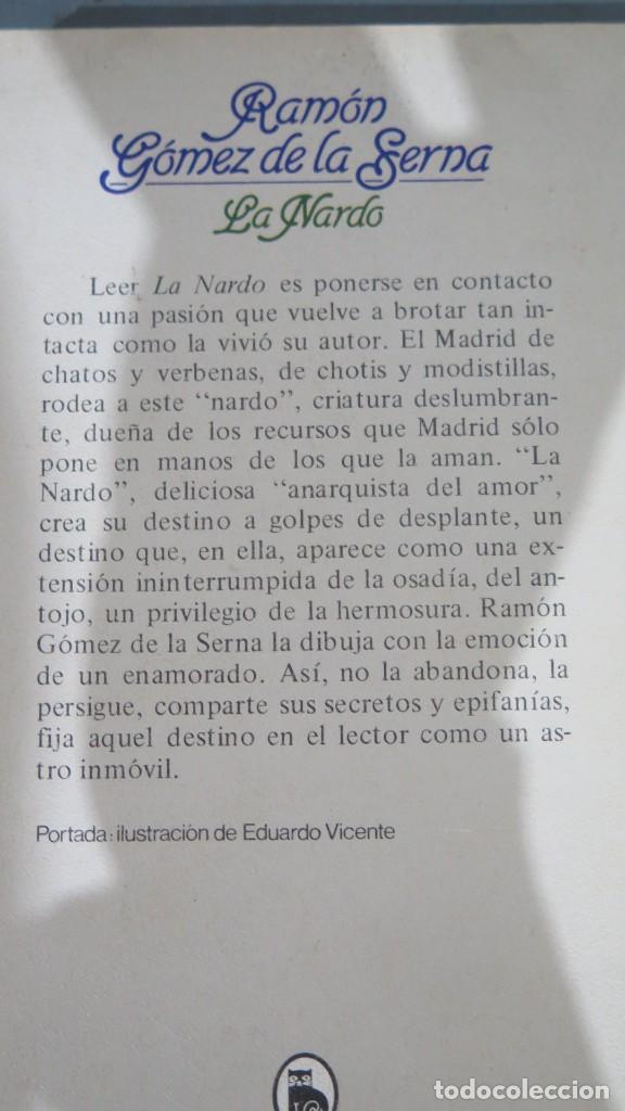 Libros antiguos: 1981.- LA NARDO. RAM&Oacute;N G&Oacute;MEZ DE LA SERNA - Foto 2