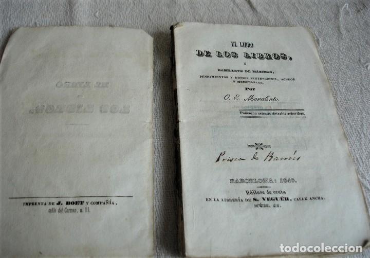 Libros antiguos: El libro de los libros o ramillete de m&aacute;ximas - Foto 3