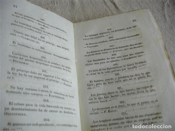 Libros antiguos: El libro de los libros o ramillete de m&aacute;ximas - Foto 5