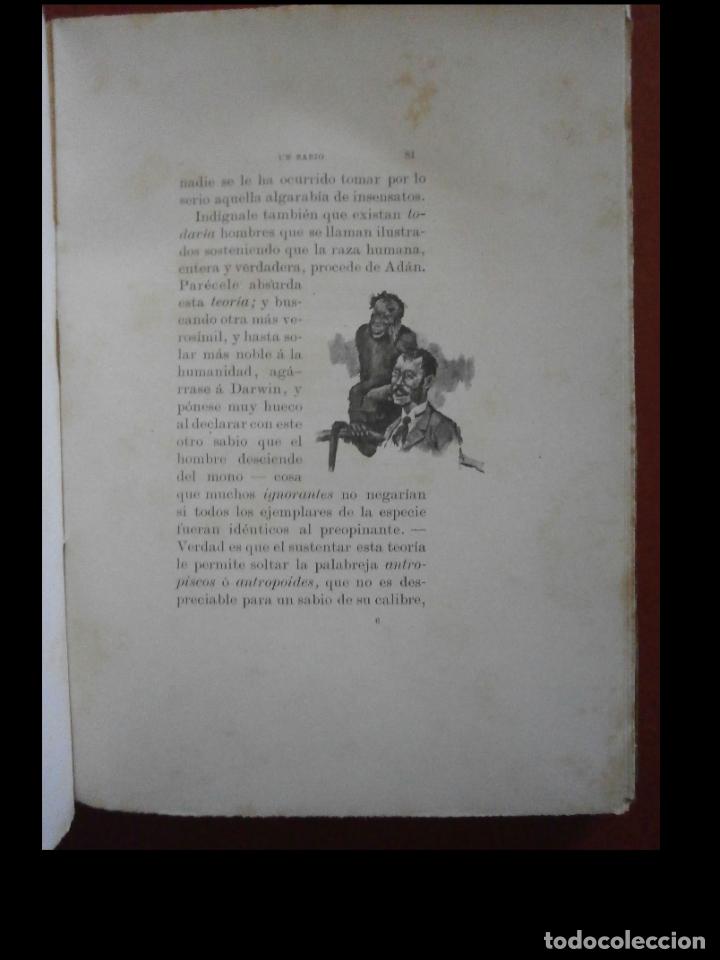 Libros antiguos: Tipos trashumantes. J.M. de Pereda - Foto 2