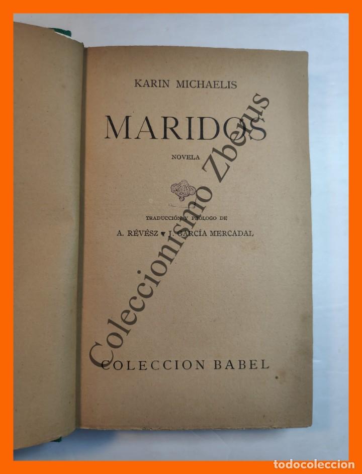 Libros antiguos: Maridos - Karin Michaelis - Foto 2