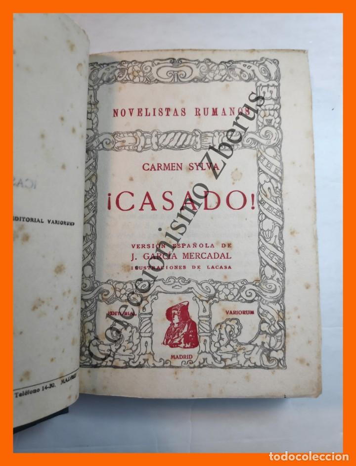 Libros antiguos: &iexcl;Casado! - Carmen Sylva - Foto 2