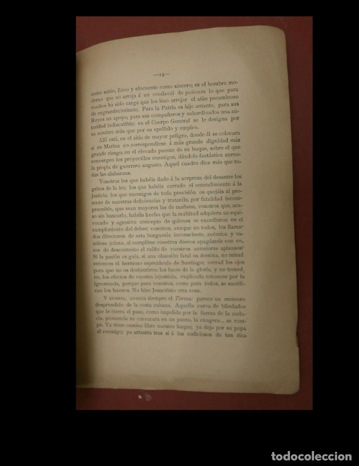 Libros antiguos: Combate de Santiago. Luis P&eacute;rez de Vargas - Foto 3