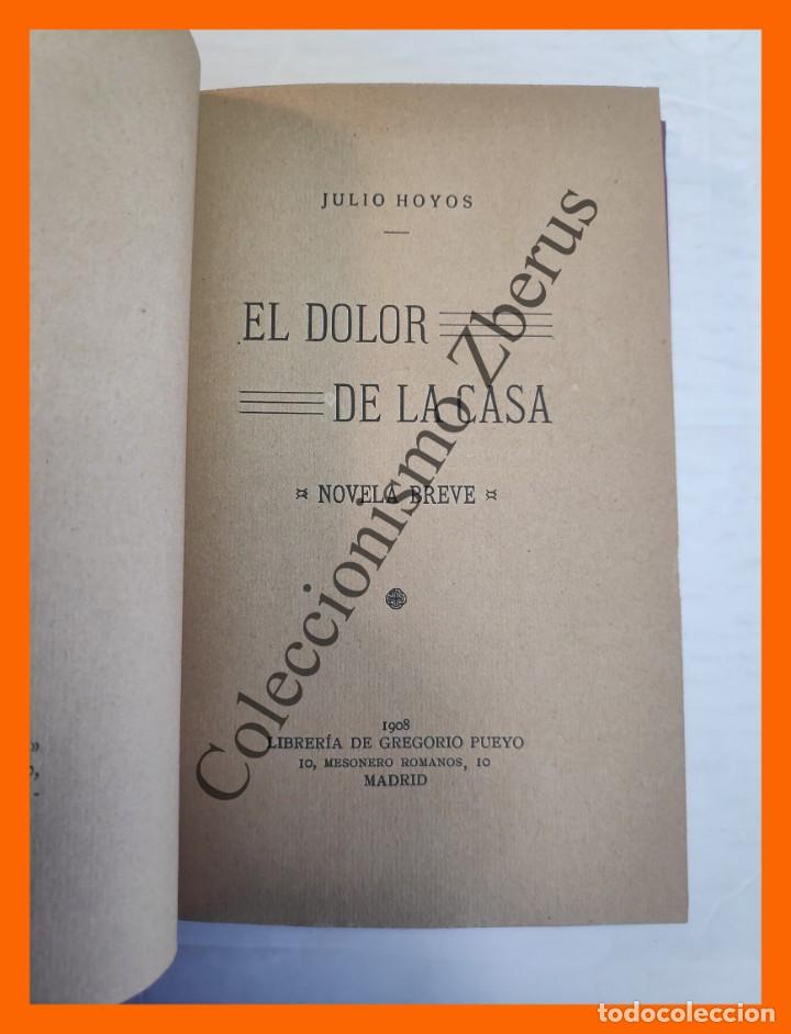 Libros antiguos: El dolor de la casa - Julio Hoyos - Foto 3