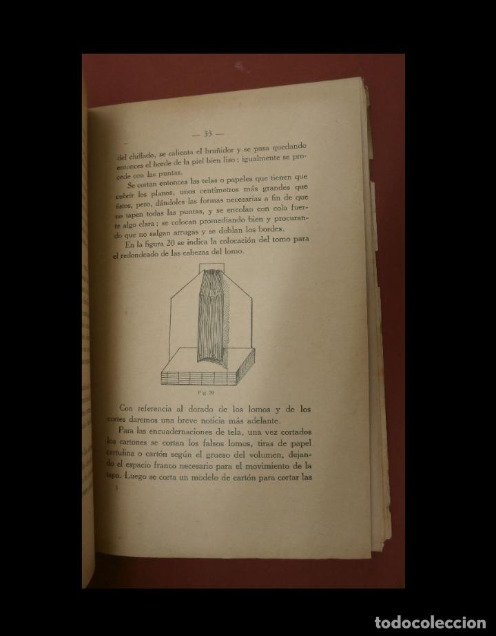 Libros antiguos: Manuel del encuadernador. Ignacio Lacuesta - Foto 2