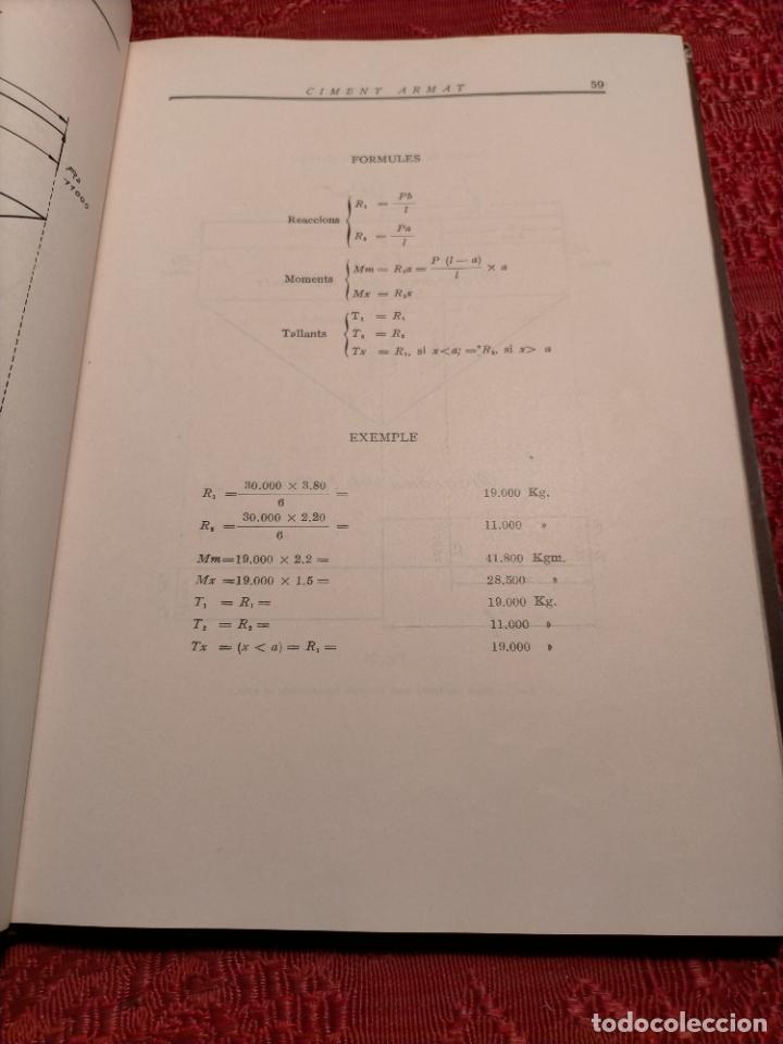 Libros antiguos: MANUAL TE&Ograve;RICO - PR&Agrave;CTIC PER A LA DETERMINACI&Oacute; DELEMENTS EN CIMENT ARMAT 1934 BARCELONA S.CRIVILL&Eacute;S - Foto 5