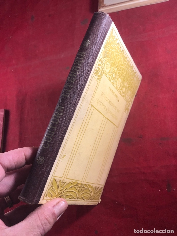 Libros antiguos: Fundamentos de cultura literaria - Foto 2
