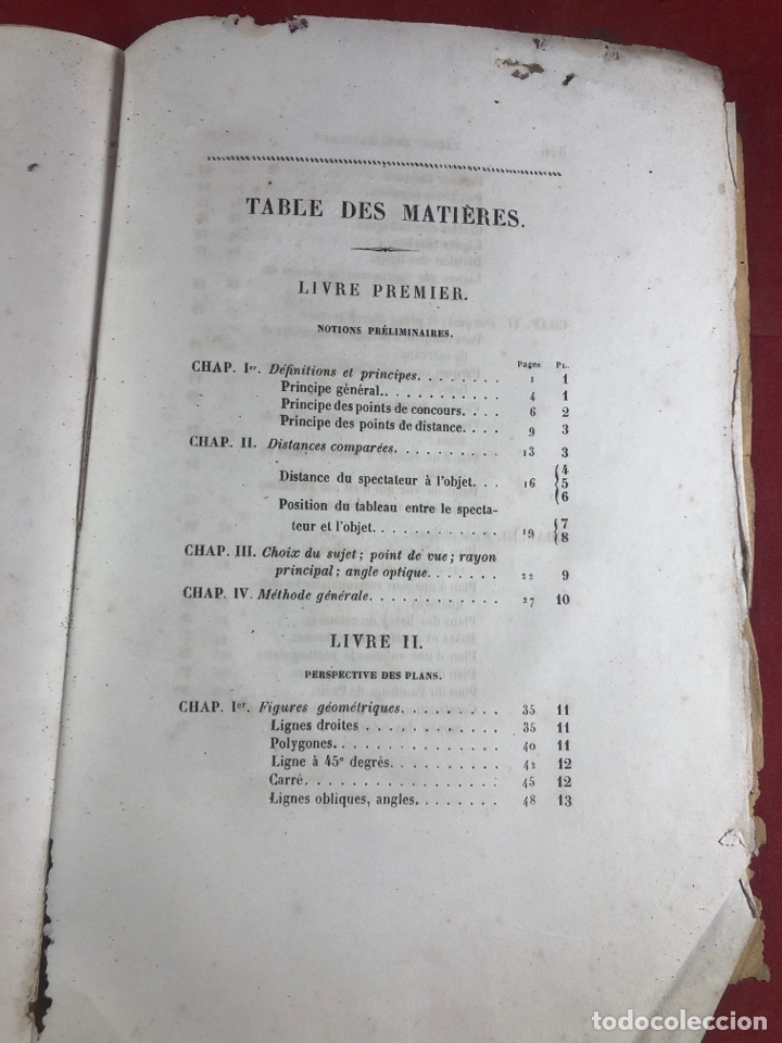 Libros antiguos: PARIS. TRAIT&Eacute; DE PERSPECTIVE PAR J. ADHEMAR. 1846 - Foto 3