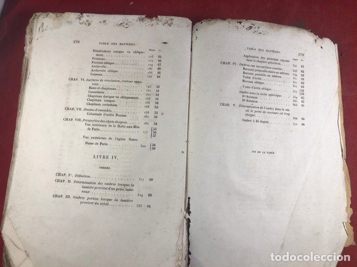 Libros antiguos: PARIS. TRAIT&Eacute; DE PERSPECTIVE PAR J. ADHEMAR. 1846 - Foto 6