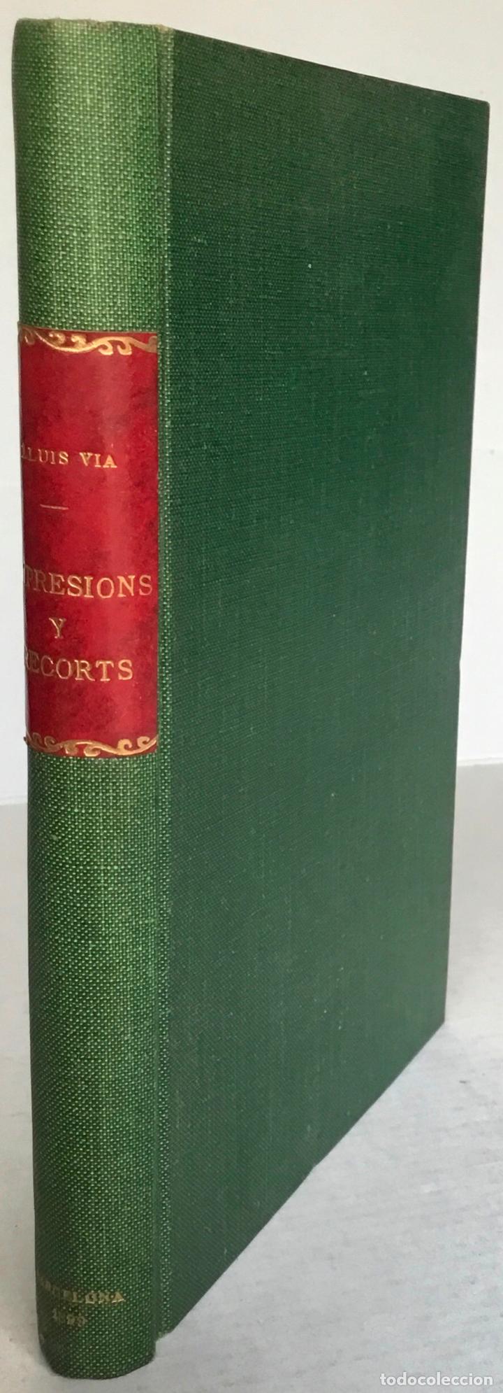 Libros antiguos: IMPRESIONS Y RECORTS. - V&Iacute;A, Llu&iacute;s. - Foto 2